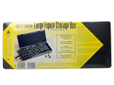 Chessex 02850 Figure Storage Box (L) for 25mm Humanoids