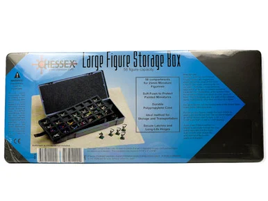 Chessex 02851 Figure Storage Box (L) for Larger 25mm Figures
