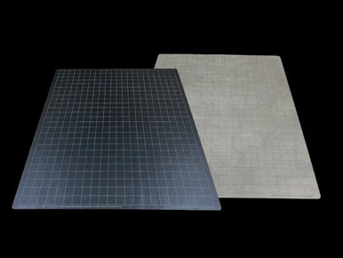 Chessex 96480 Battlemat 1" Reversible Black-Grey Squares