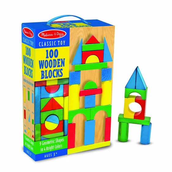 100 Wooden Blocks - Melissa & Doug, LLC