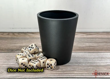 89008 - Flexible Dice Cup Black