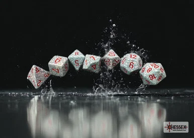 Chessex 25300 Speckled Air Polyhedral 7-Dice Set