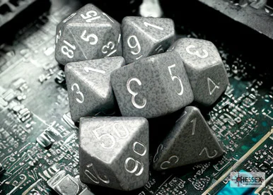Chessex 25340 Speckled Hi-Tech Polyhedral 7-Dice Set