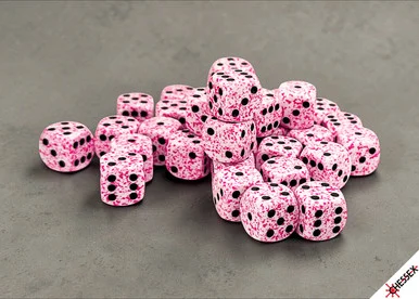 [PREORDER] 25954 - Speckled Pink 12mm d6 Dice Block (36 dice)