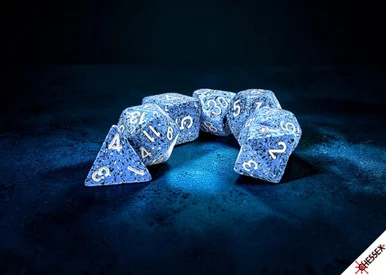[PREORDER] 25376 - Speckled Ocean Stone Polyhedral 7-Dice Set