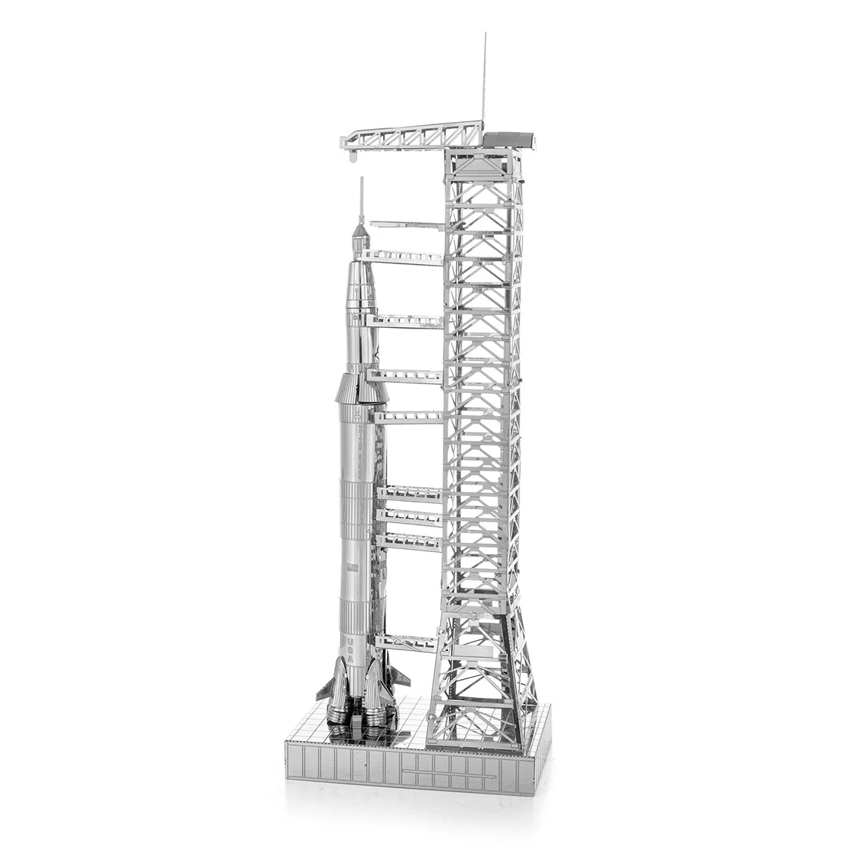Apollo Saturn V with Gantry Metal Earth Model Kit - Fascinations