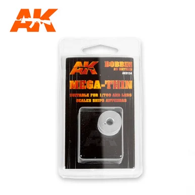 AK9134 - Elastic Rigging Bobbin Mega-Thin for 1/700 or smaller (20m / 66ft)