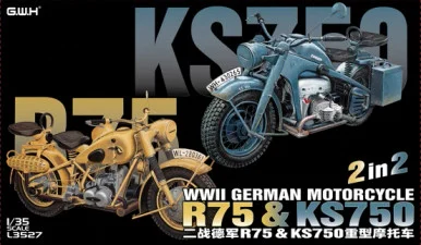 1/35 WWII German Motorcycle R75 & KS750 - GWHL3527