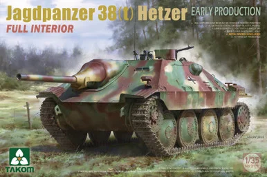 1/35 Jagdpanzer 38(t) Hetzer early production w/ full interior - Takom - TAK