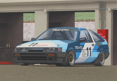 1/24 TRAMPIO AE86 Levin `85 - Fujimi - FUJ