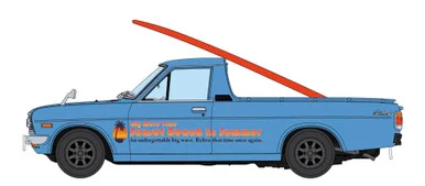 1/24 Datsun Sunny Truck (GB120) “Early Version” w/Surfboard - Hasegawa - HAS