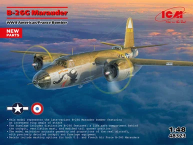 1/48 B-26G Marauder WWII Bomber