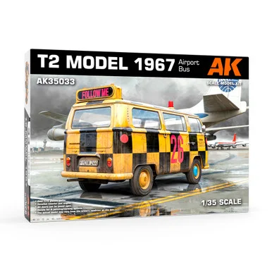 1/35 Volkswagen T2 Model 1967 Airport Bus - AK Interactive - AKI