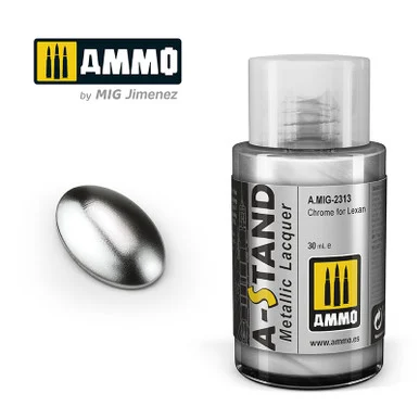 AMIG2313 - A-Stand Lacquer Paint 30ml - Chrome for Lexan