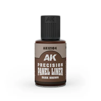 AK12104 - Precision Paneliner Dark Brown (30ml)
