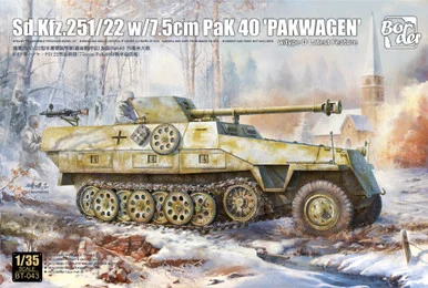 1/35 Sd.Kfz.251/22 w/7.5cm PaK 40 'Pakwagen' (w/type D Latest Feature) - Border Models - BDM