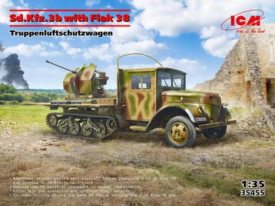 1/35 Sd.Kfz.3b with Flak 38 AA Gun - ICM - ICM
