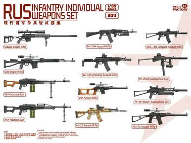 1/35 RUS Individual Weapons Set - Magic Factory - MGF