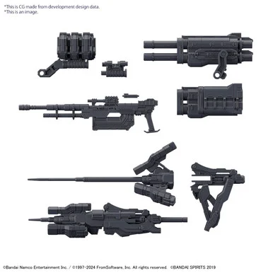 1/144 30MM Option Parts Set Armored Core VI Fires of Rubicon Weapon Set 02 - Bandai - BAN
