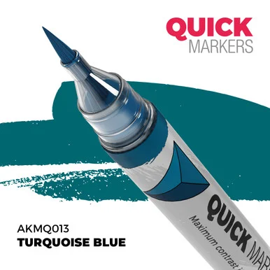 MQ013 - Turquoise Blue - Quick Marker