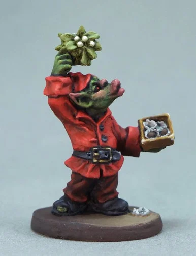 01661 - Bones Plastic: Mistletoe Goblin