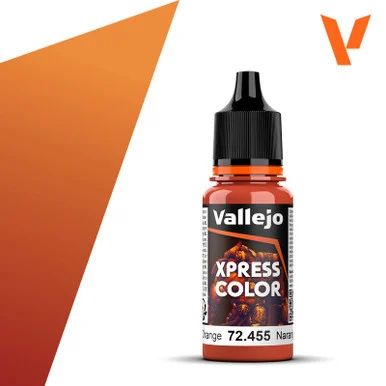 Vallejo 72.455 Xpress Color - Chameleon Orange, 18 ml Bottle