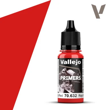Vallejo 70.632 Primer - Bloody Red, 18 ml Bottle