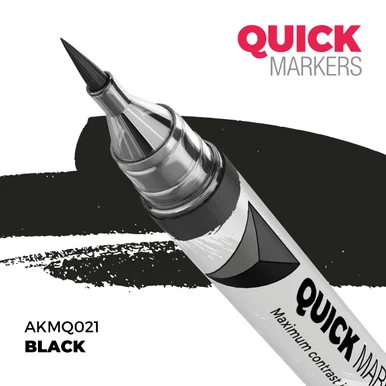 AK Interactive AKMQ021 Black Quick Marker