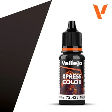 Vallejo 72.423 Xpress Color - Black Lotus, 18 ml Bottle