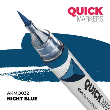 AK Interactive AKMQ032 Night Blue Quick Marker
