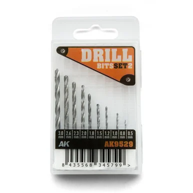 AK Interactive AK9529 Drill Bits Set 2