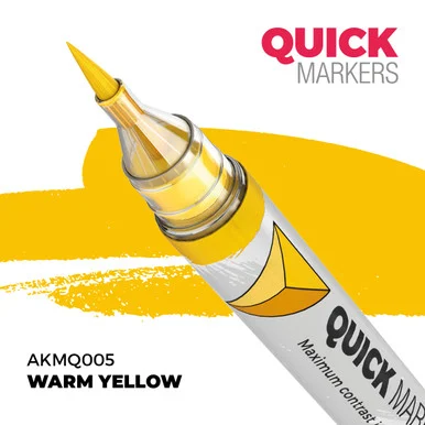 AK Interactive AKMQ005 Warm Yellow Quick Marker
