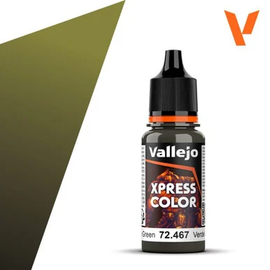 Vallejo 72.467 Xpress Color - Camouflage Green, 18 ml Bottle