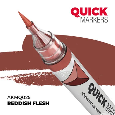 AK Interactive AKMQ025 Reddish Flesh Quick Marker