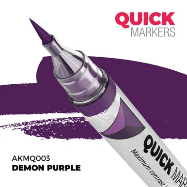 AK Interactive AKMQ003 Demon Purple Quick Marker