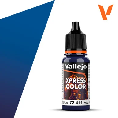 Vallejo 72.411 Xpress Color - Mystic Blue, 18 ml Bottle