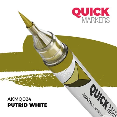 AK Interactive AKMQ024 Putrid White Quick Marker