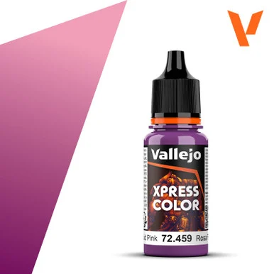 Vallejo 72.459 Xpress Color - Fluid Pink, 18 ml Bottle