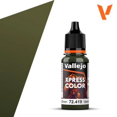 Vallejo 72.419 Xpress Color - Plague Green, 18 ml Bottle