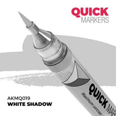 AK Interactive AKMQ019 White Shadow Quick Marker