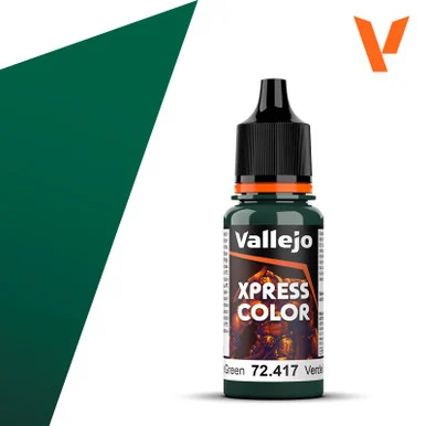 Vallejo 72.417 Xpress Color - Snake Green, 18 ml Bottle