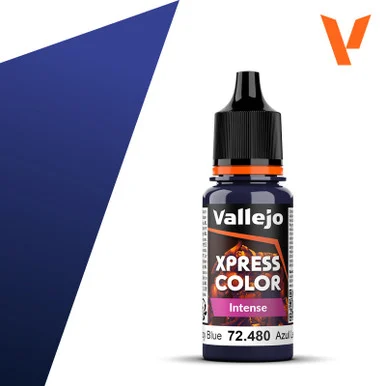 Vallejo 72.480 Xpress Color Intense - Legacy Blue, 18 ml Bottle