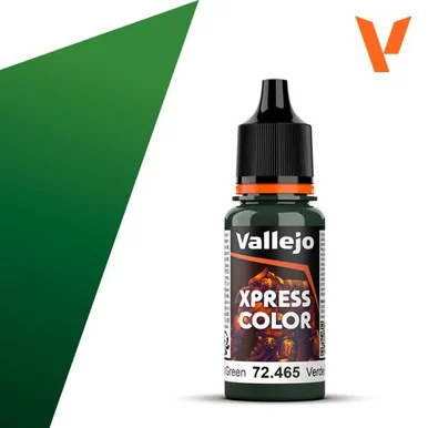 Vallejo 72.465 Xpress Color - Forest Green, 18 ml Bottle