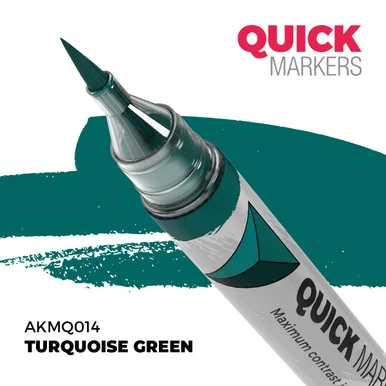 AK Interactive AKMQ014 Turquoise Green Quick Marker
