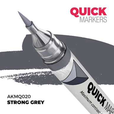 AK Interactive AKMQ020 Strong Grey Quick Marker