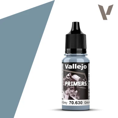 Vallejo 70.630 Primer - Steel Grey, 18 ml Bottle