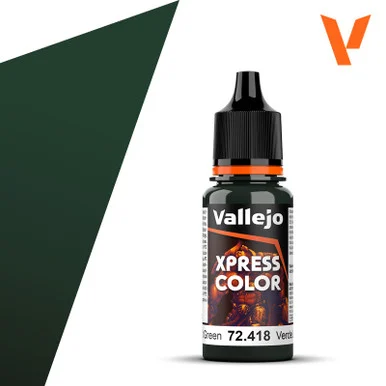 Vallejo 72.418 Xpress Color - Lizard Green, 18 ml Bottle