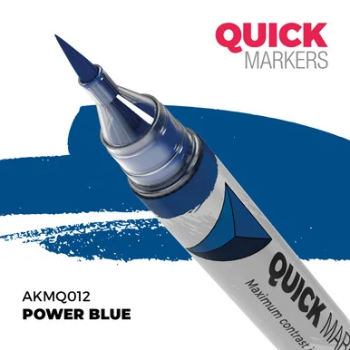 AK Interactive AKMQ012 Power Blue Quick Marker