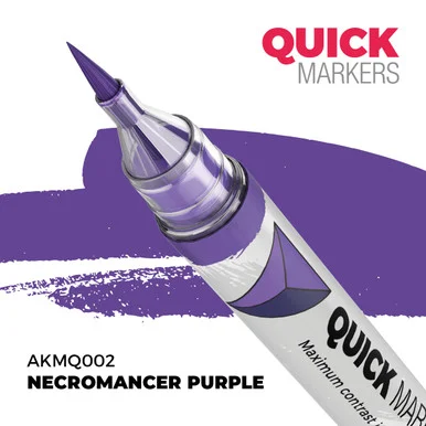 AK Interactive AKMQ002 Necromancer Purple Quick Marker