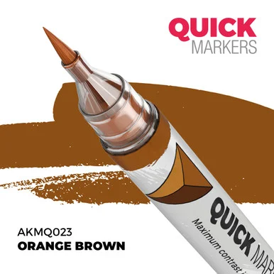 AK Interactive AKMQ023 Orange Brown Quick Marker
